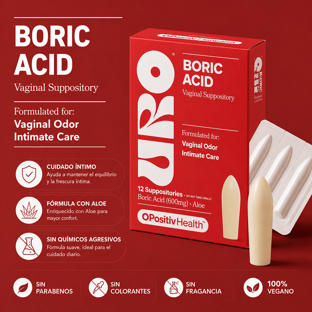 URO Óvulos de ácido bórico 12/1