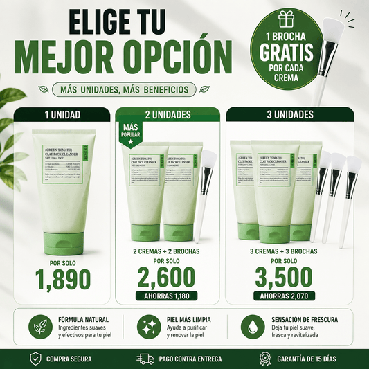 MASCARILLA FACIAL DETOX LIMPIADORA DE POROS VIRAL
