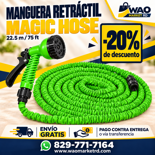 MANGUERA RETRACTIL MAGIC HOSE 22.5 M/ 75FT