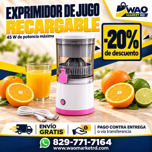 EXPRIMIDOR RECARGABLE