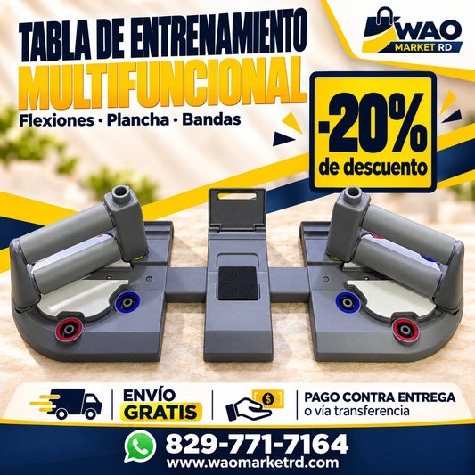TABLA DE ENTRENAMIENTO MULTIFUNCIONAL PARA FLEXIONES