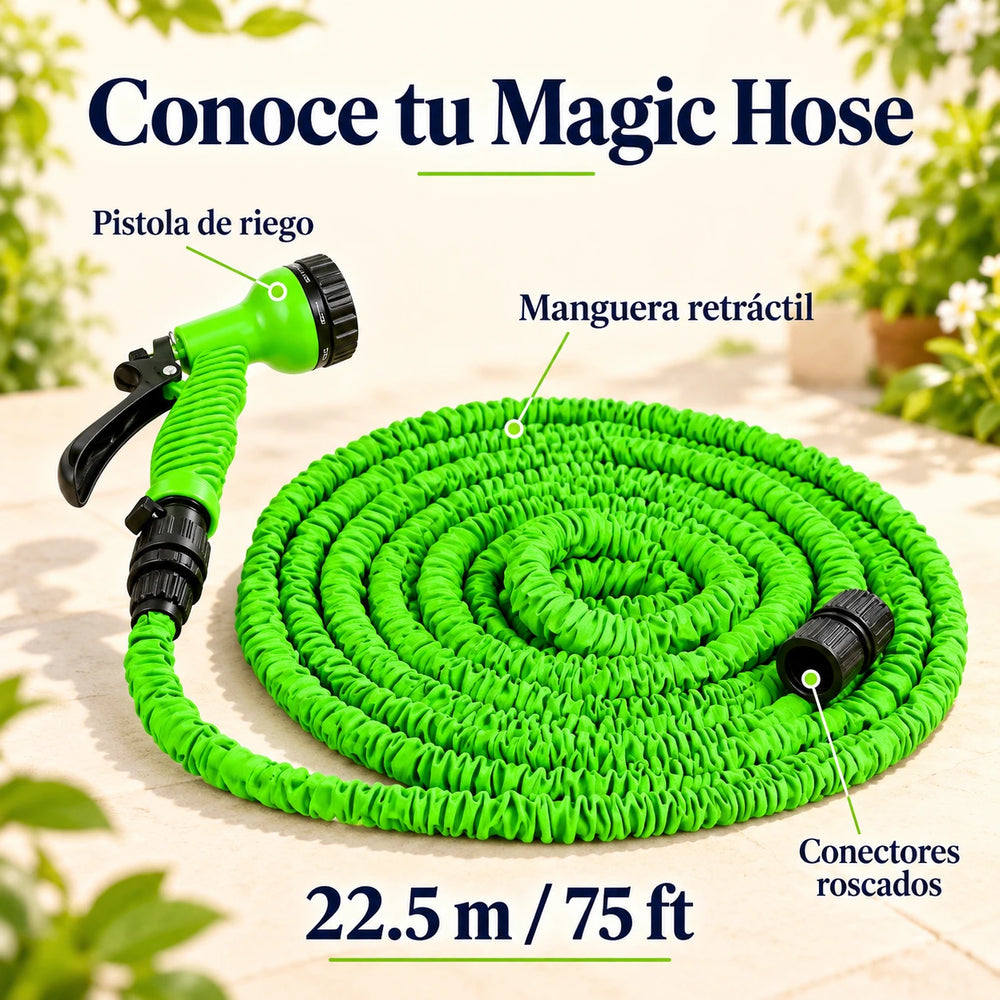 MANGUERA RETRACTIL MAGIC HOSE 22.5 M/ 75FT