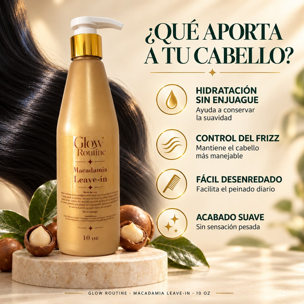 Glow Routine Macadamia – Rutina Capilar Completa de 6 Pasos